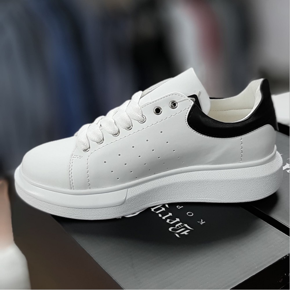 alexander mcqueen canvas platform sneakers